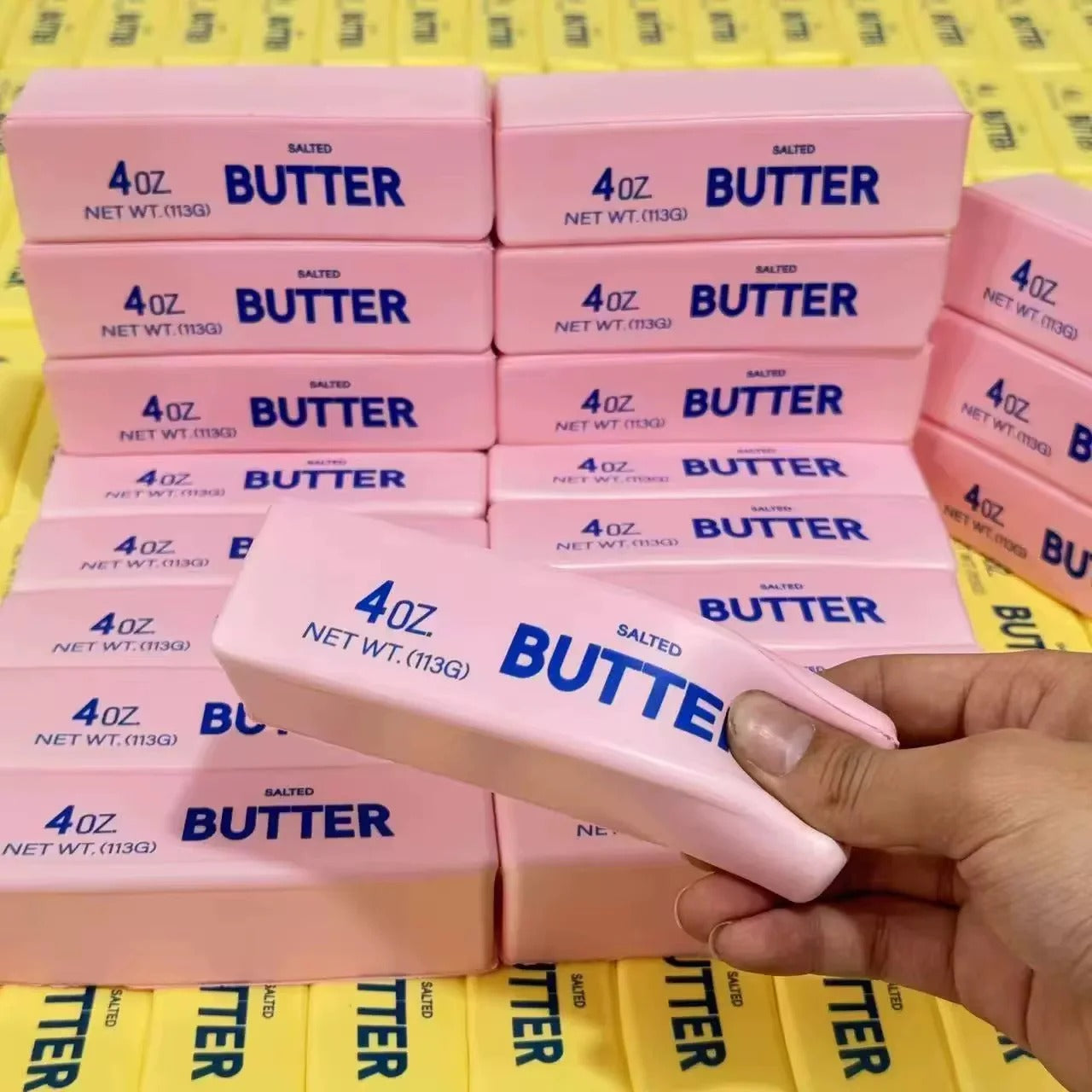 Butter squishy fidget toy