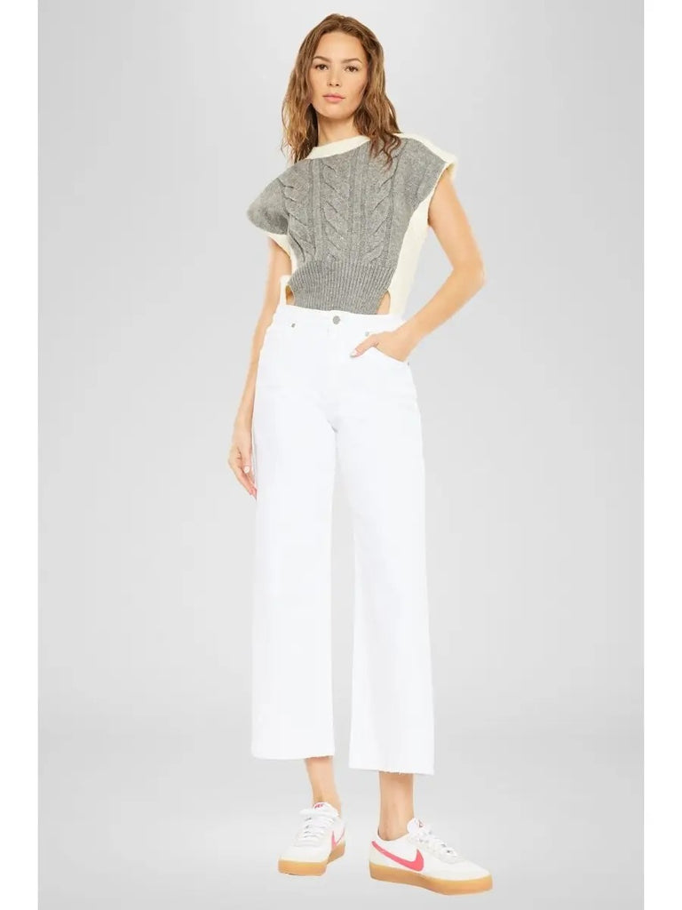 Kancan high rise crop wide leg pants