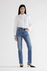 Mica Denim high rise slim straight leg tummy tuck jeans