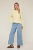 Boat neck lightweight sweater