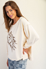 Horse graphic dropped shoulder sweatshirt