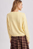 Duck graphic crew neck sweater with ribbed trim and drop shoulders