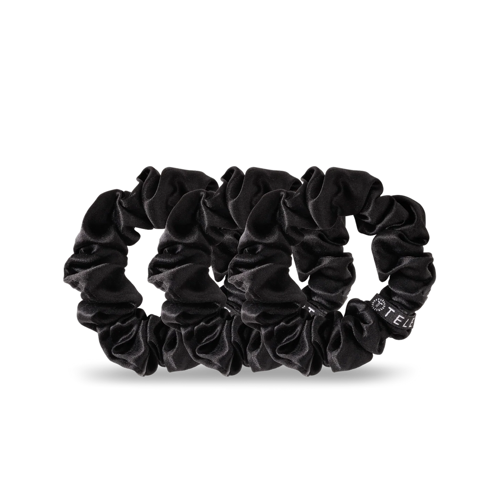 Teleties small silk scrunchies
