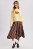 Duck graphic crew neck sweater with ribbed trim and drop shoulders
