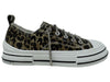 Aman Print Tan Leopard tennis shoe sneaker
