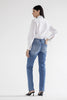 Mica Denim high rise slim straight leg tummy tuck jeans