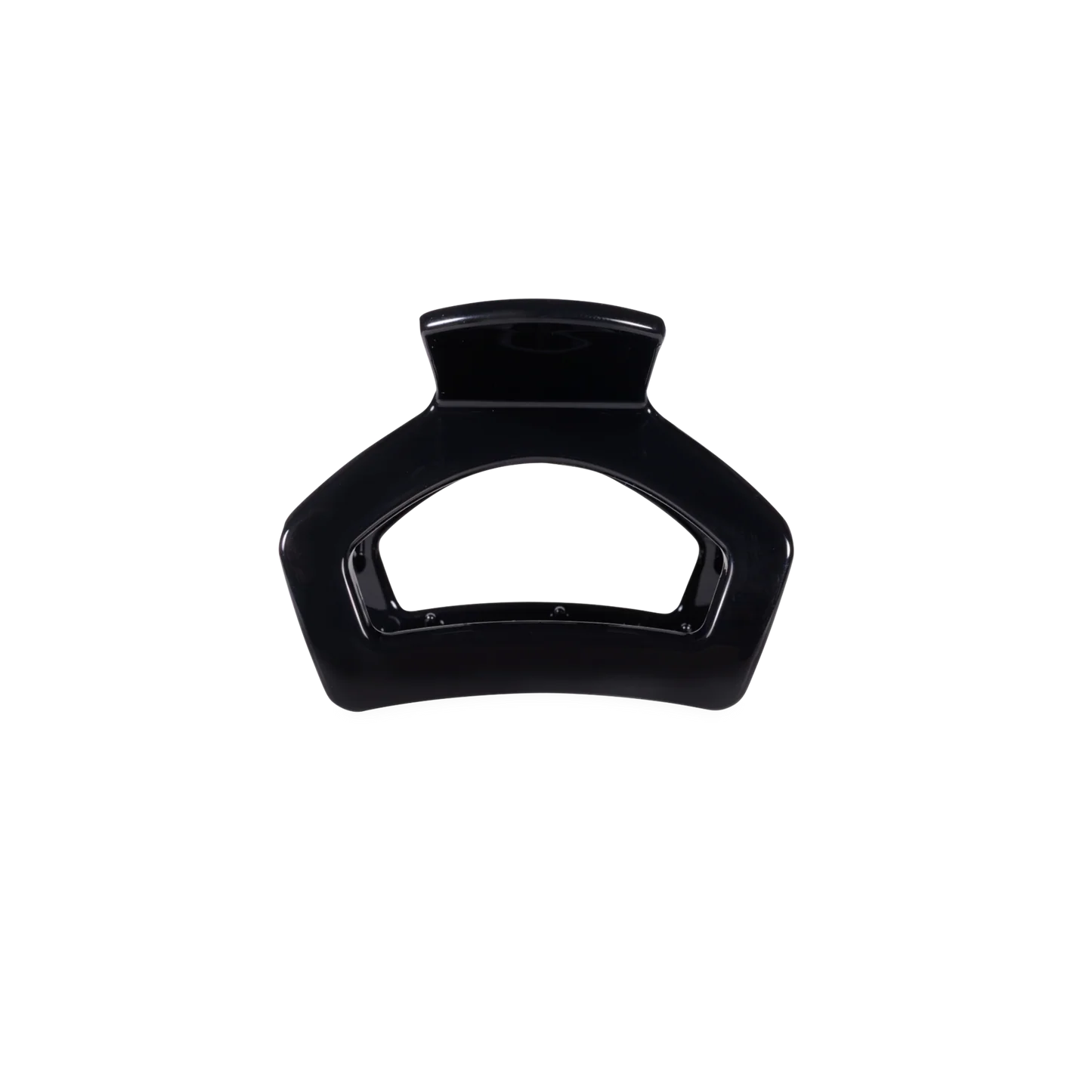 Teleties open jet black petite hair clip