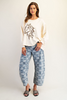 Horse graphic dropped shoulder sweatshirt