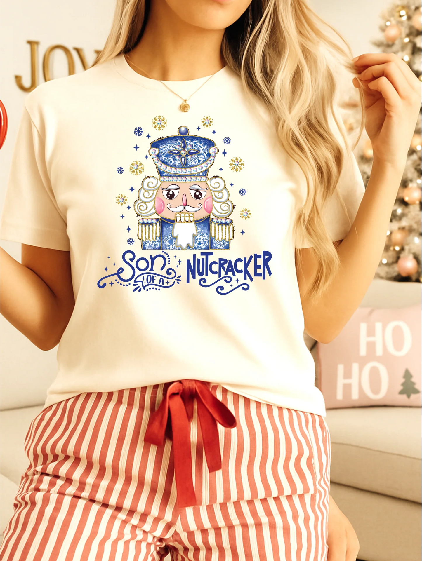 Son of a Nutcracker with Bling Christmas T-Shirt