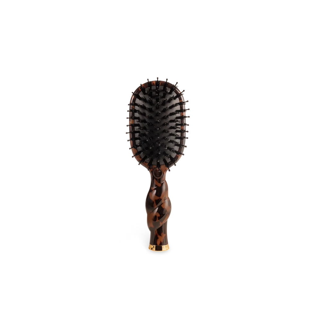 Teleties Mini Boar Bristle Hair Brush - Tortoise