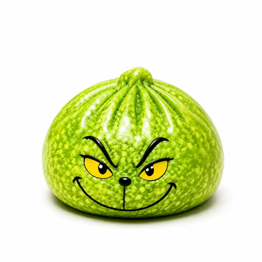 Mr Grinch Dumpling Squishy Toy