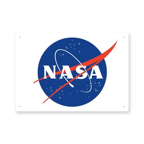 NASA Logo Tin Sign Gifts Ivy and Pearl Boutique   