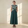Two piece maxi dress