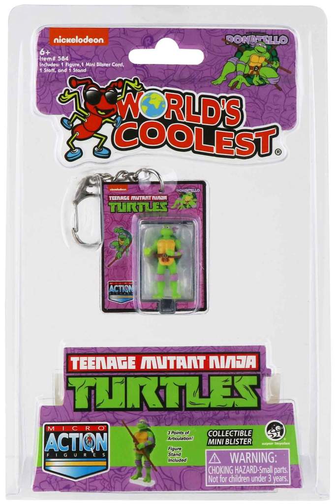 World's Smallest (Coolest) Teenage Mutant Ninja Turtles Donatello Micro Figure Gifts Ivy and Pearl Boutique   