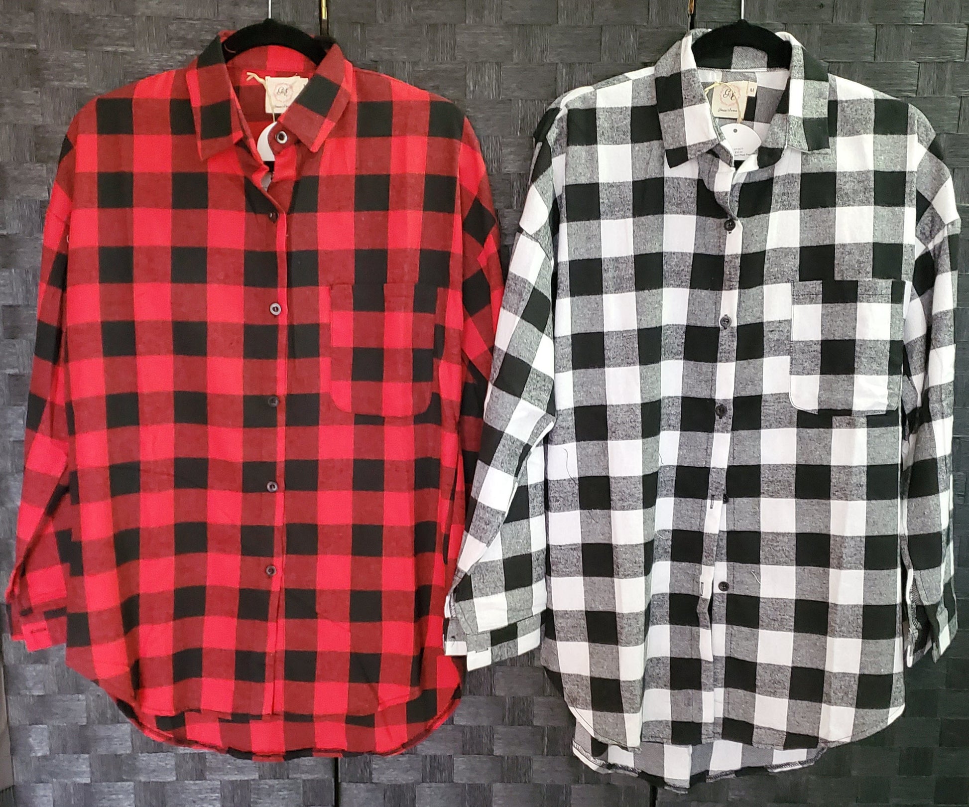 The Standard Buffalo Plaid Flannel Shirt  Ivy and Pearl Boutique   