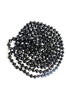 60-inch 8mm faceted crystal beaded necklace  Ivy and Pearl Boutique Red  