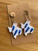 Texas state bluebonnets lightweight polymer clay earrings Earrings Lucia J Creations   