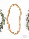 Back to the Basics All Natural Stone Bead Necklace  Ivy and Pearl Boutique   
