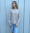 Soft and Cozy Be Cool Pullover sweater  Ivy and Pearl Boutique Oatmeal M/L 