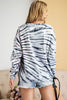 Special Dye Terry Knit Round Neck Pullover Sweatshirt  Ivy and Pearl Boutique   