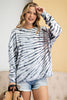 Special Dye Terry Knit Round Neck Pullover Sweatshirt  Ivy and Pearl Boutique Ash S 