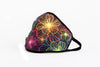 Black electric floral face mask  Ivy and Pearl Boutique   
