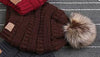 CC Skullies fashion knit toboggan hat  Ivy and Pearl Boutique Brown  