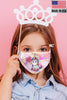 Children's face mask - Unicorn design washable mask  Ivy and Pearl Boutique Unicorn Balloon  