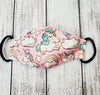 Children's face mask - Unicorn design washable mask  Ivy and Pearl Boutique Unicorn Clouds  