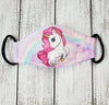 Children's face mask - Unicorn design washable mask  Ivy and Pearl Boutique Unicorn Love  