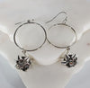 Christmas bow with loop earrings  Ivy and Pearl Boutique   