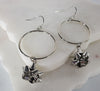 Christmas bow with loop earrings  Ivy and Pearl Boutique   