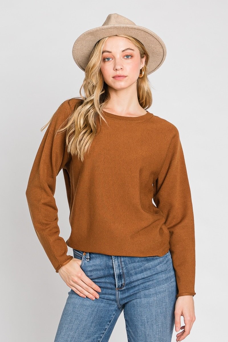 Lightweight sales crewneck sweater