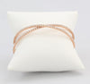 Criss-cross bracelet with inlaid simulated diamonds  Ivy and Pearl Boutique   