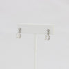 Bobby Schandra simulated diamond (Cubic Zirconia Diamond-quality Grade 5 ) dangle earring (7mm)  Ivy and Pearl Boutique   