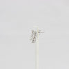 Bobby Schandra simulated diamond (Cubic Zirconia Diamond-quality Grade 5 ) dangle earring (7mm)  Ivy and Pearl Boutique   