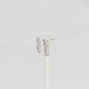 Bobby Schandra simulated diamond (Cubic Zirconia Diamond-quality Grade 5 ) dangle earring (5mm)  Ivy and Pearl Boutique   