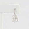 CLEARANCE (SEE NOTE IN DESC) - Bobby Schandra simulated diamond (Cubic Zirconia Diamond-quality Grade 5 ) dangle earring (10mm)  Ivy and Pearl Boutique   