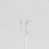 Bobby Schandra simulated diamond (Cubic Zirconia Diamond-quality Grade 5 ) dangle earring (9mm)  Ivy and Pearl Boutique   
