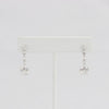 Bobby Schandra simulated diamond (Cubic Zirconia Diamond-quality Grade 5 ) dangle earring (9mm)  Ivy and Pearl Boutique   