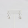 Bobby Schandra simulated diamond (Cubic Zirconia Diamond-quality Grade 5 ) dangle earring (10mm)  Ivy and Pearl Boutique   