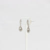 Bobby Schandra simulated diamond (Cubic Zirconia Diamond-quality Grade 5 ) dangle earring (4mm in 11mm case)  Ivy and Pearl Boutique   