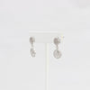 Bobby Schandra simulated diamond (Cubic Zirconia Diamond-quality Grade 5 ) dangle earring (10mm and 11mm)  Ivy and Pearl Boutique   