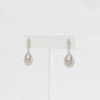 Bobby Schandra simulated diamond (Cubic Zirconia Diamond-quality Grade 5 ) dangle earring (15mm)  Ivy and Pearl Boutique   