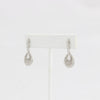 Bobby Schandra simulated diamond (Cubic Zirconia Diamond-quality Grade 5 ) dangle earring (15mm)  Ivy and Pearl Boutique   