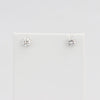 Bobby Schandra simulated diamond (Cubic Zirconia Diamond-quality Grade 5 ) stud earring (6mm)  Ivy and Pearl Boutique   