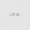 Bobby Schandra simulated diamond (Cubic Zirconia Diamond-quality Grade 5 ) stud earring (7mm)  Ivy and Pearl Boutique   
