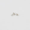 Bobby Schandra simulated diamond (Cubic Zirconia Diamond-quality Grade 5 ) stud earring (3mm)  Ivy and Pearl Boutique   