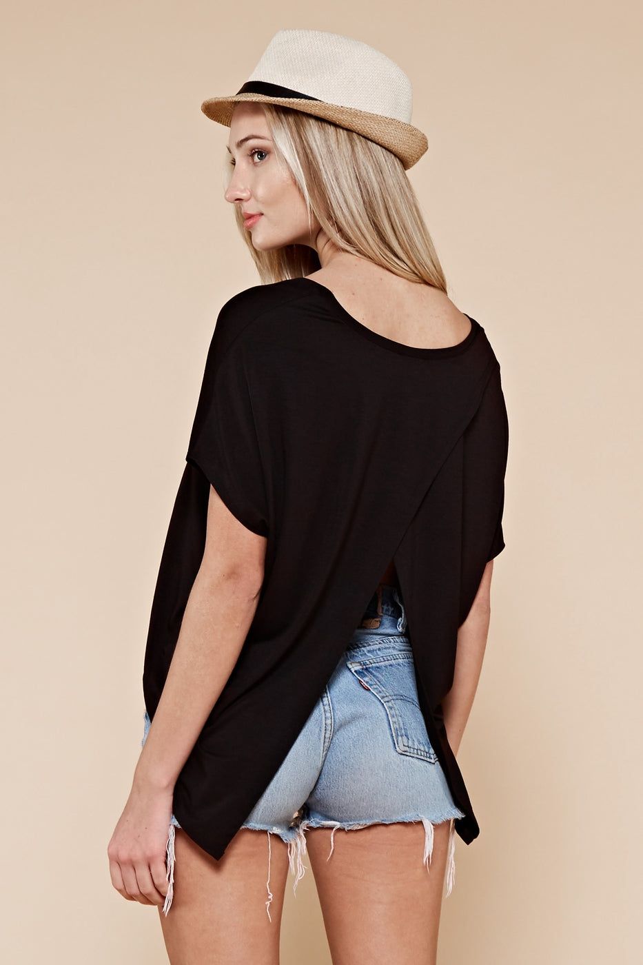 Dolman sleeve cupro knit top  Ivy and Pearl Boutique   