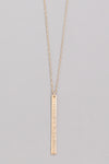 Durable bar chain necklace  Ivy and Pearl Boutique   